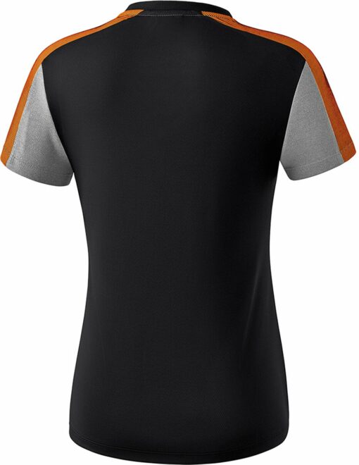 PREMIUM ONE 2.0 t-shirt function BLACK/GREY MELANGE/NEON ORANGE – Bild 2