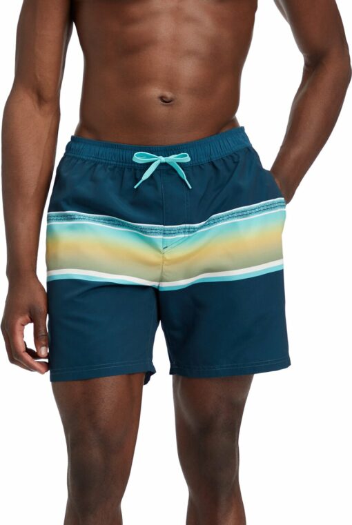 He.-Badeshorts Mario M BLUE PETROL/MINT DAR – Bild 2
