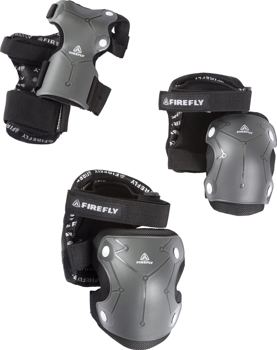 FIREFLY - Sch?tzer-Set Sportsline 2.0 SCHWARZ/WEI?