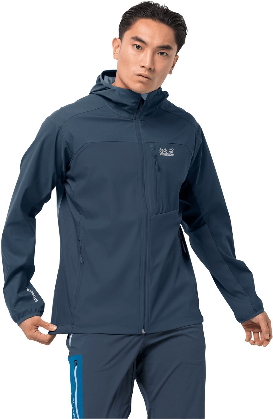 EAGLE PEAK II SOFTSHELL M THUNDER BLUE – Bild 2