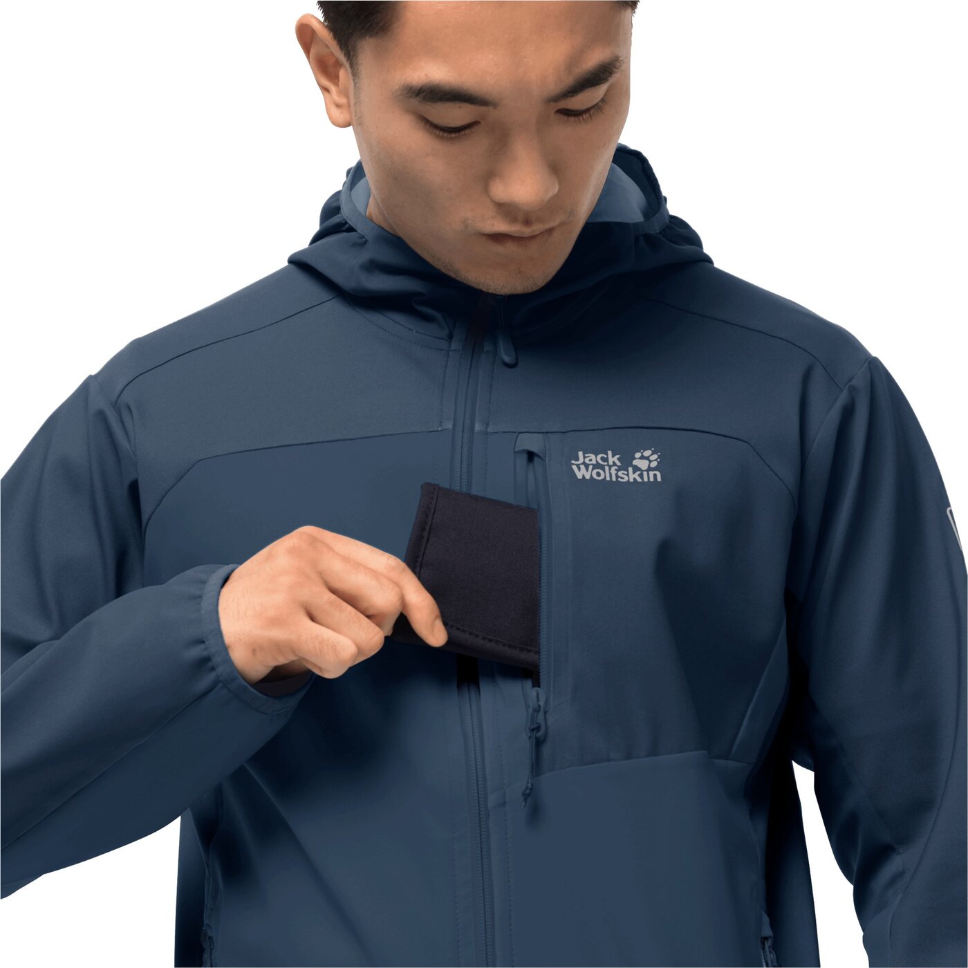 EAGLE PEAK II SOFTSHELL M THUNDER BLUE – Bild 4