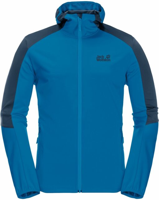 GO HIKE SOFTSHELL M BLUE PACIFIC