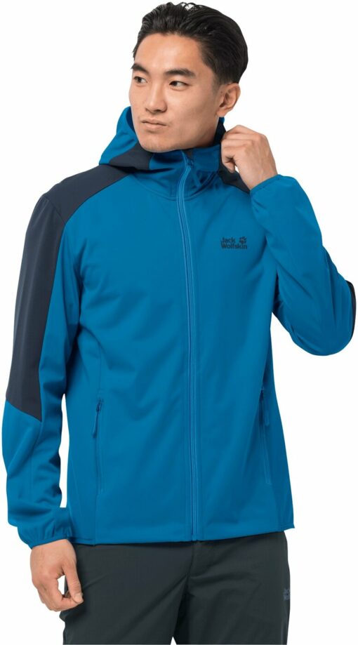 GO HIKE SOFTSHELL M BLUE PACIFIC – Bild 2