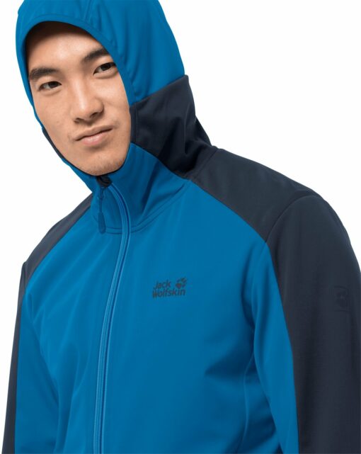 GO HIKE SOFTSHELL M BLUE PACIFIC – Bild 4