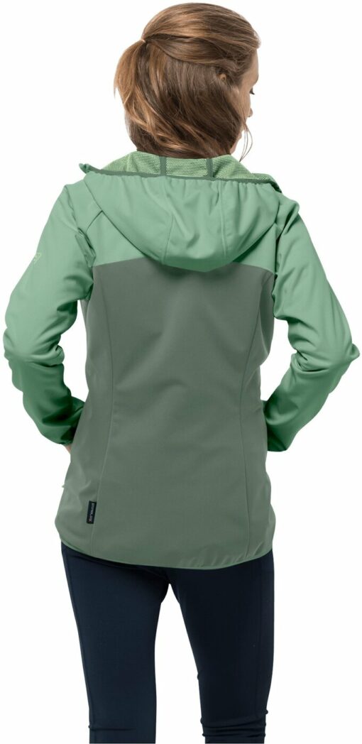 GO HIKE SOFTSHELL W HEDGE GREEN – Bild 3