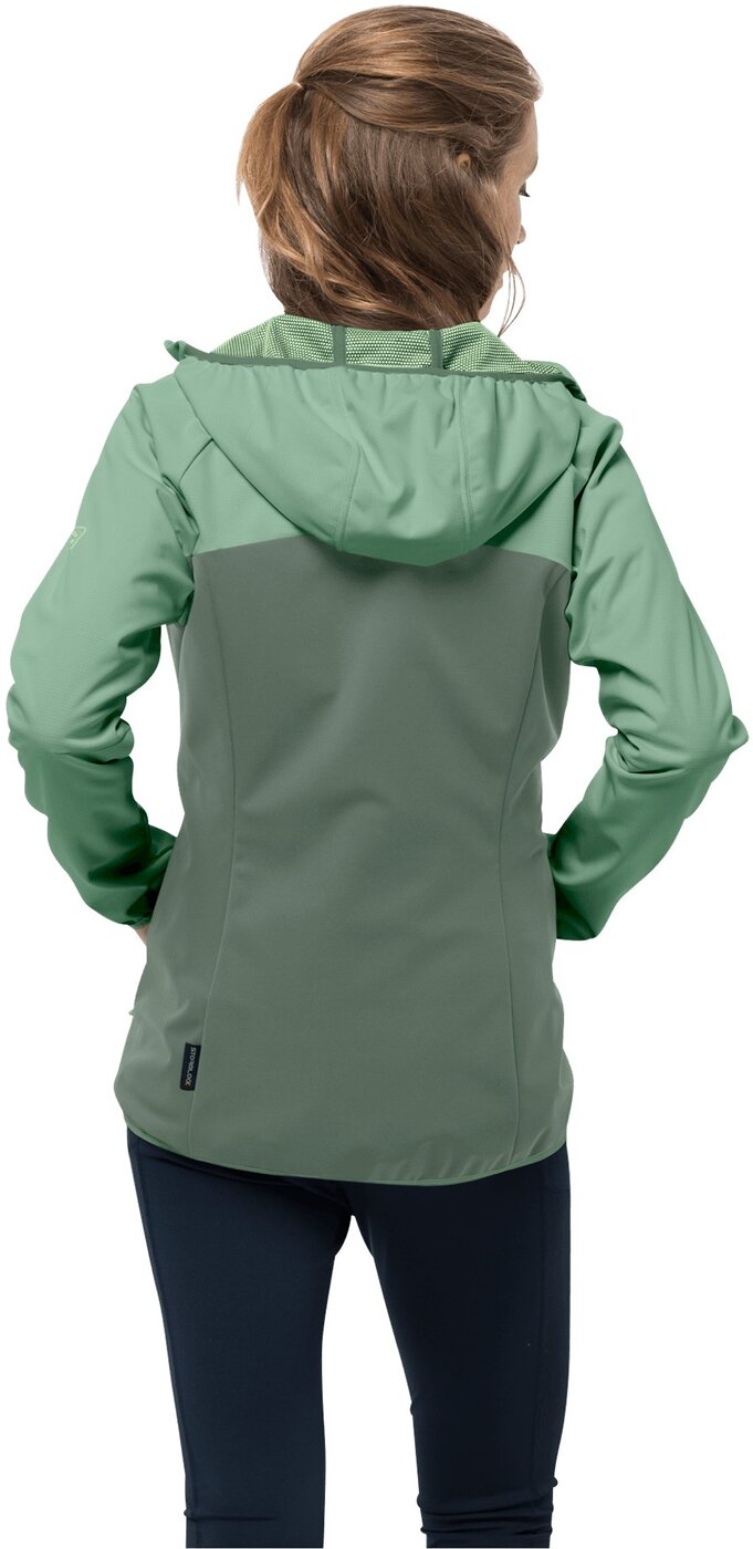 GO HIKE SOFTSHELL W HEDGE GREEN – Bild 3