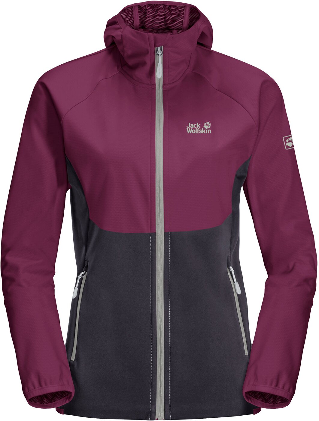 GO HIKE SOFTSHELL W WILD BERRY
