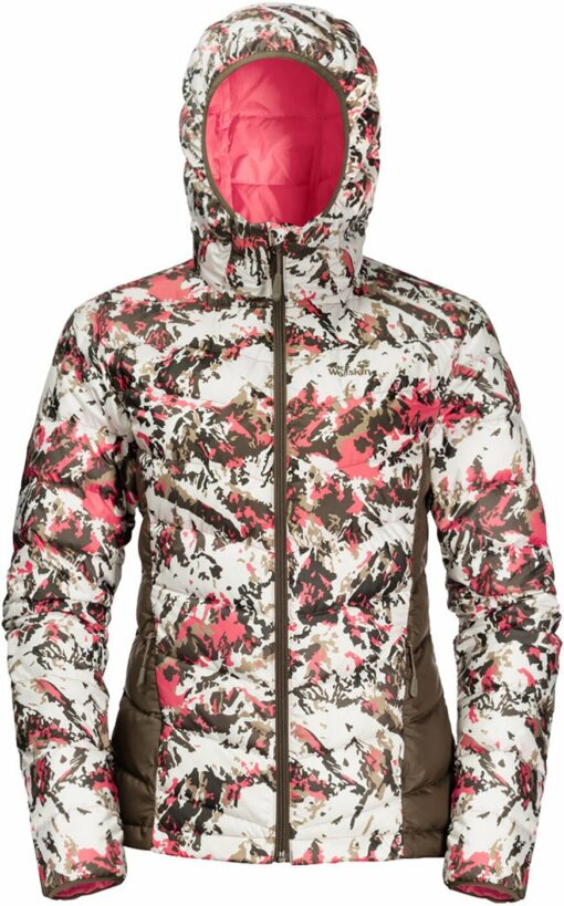 HELIUM PEAK HOODY W CORAL PINK ALL OVER