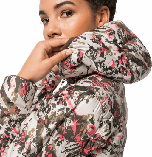 HELIUM PEAK HOODY W CORAL PINK ALL OVER – Bild 3