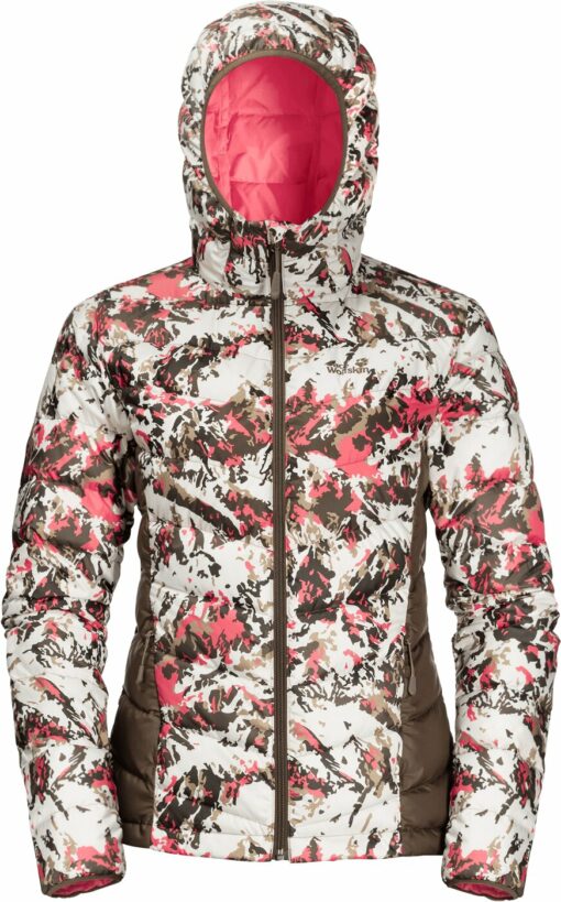 HELIUM PEAK HOODY W CORAL PINK ALL OVER – Bild 4