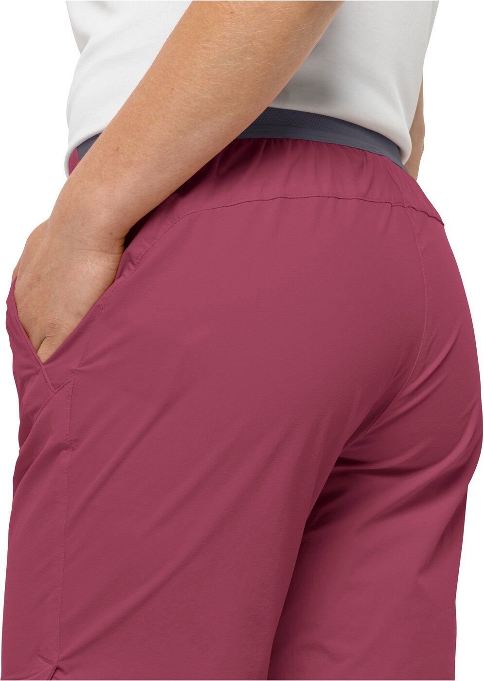 HILLTOP TRAIL SHORTS W SANGRIA RED – Bild 5