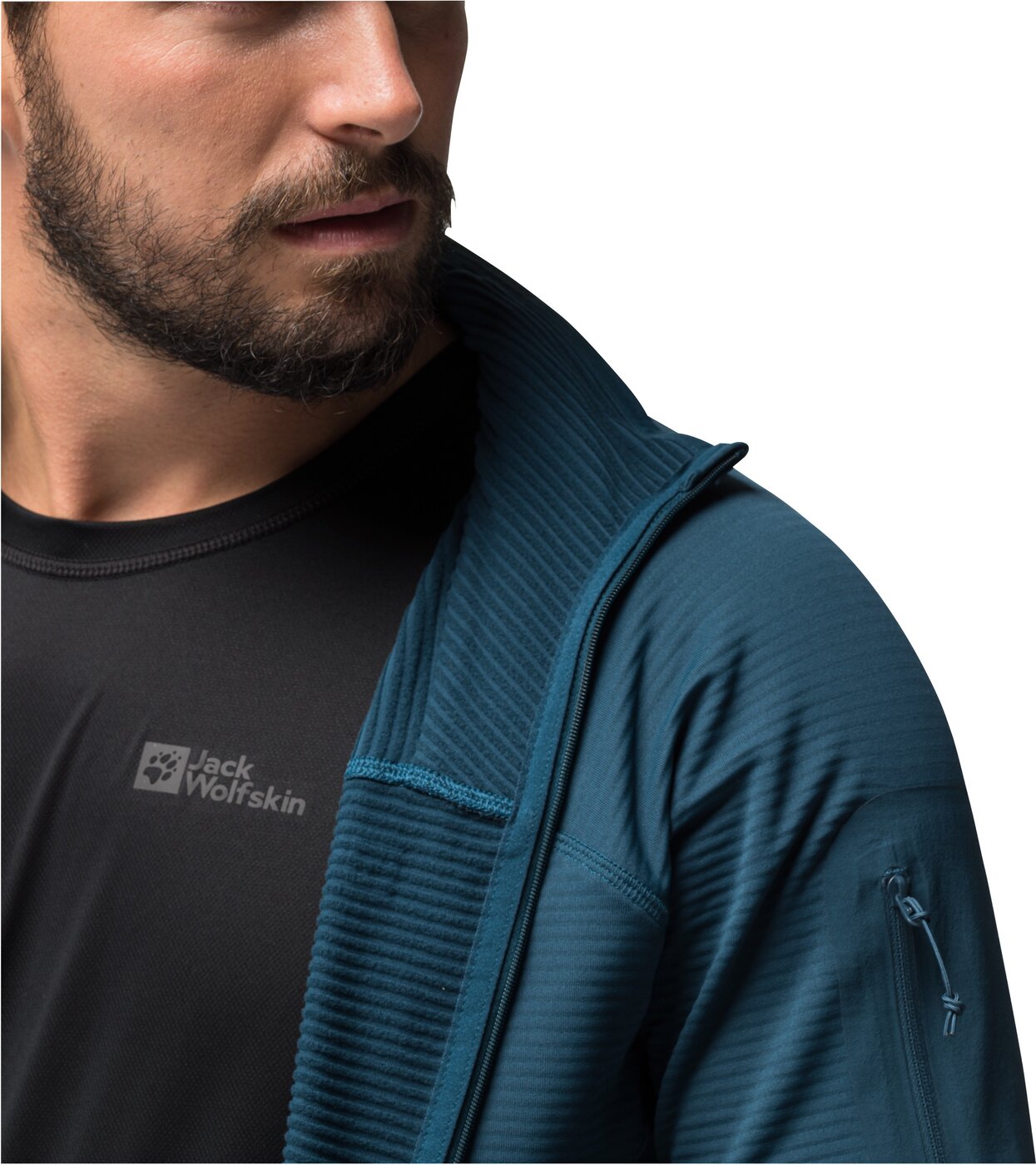 JACK WOLFSKIN - PRELIGHT FZ M DARK SEA – Bild 5