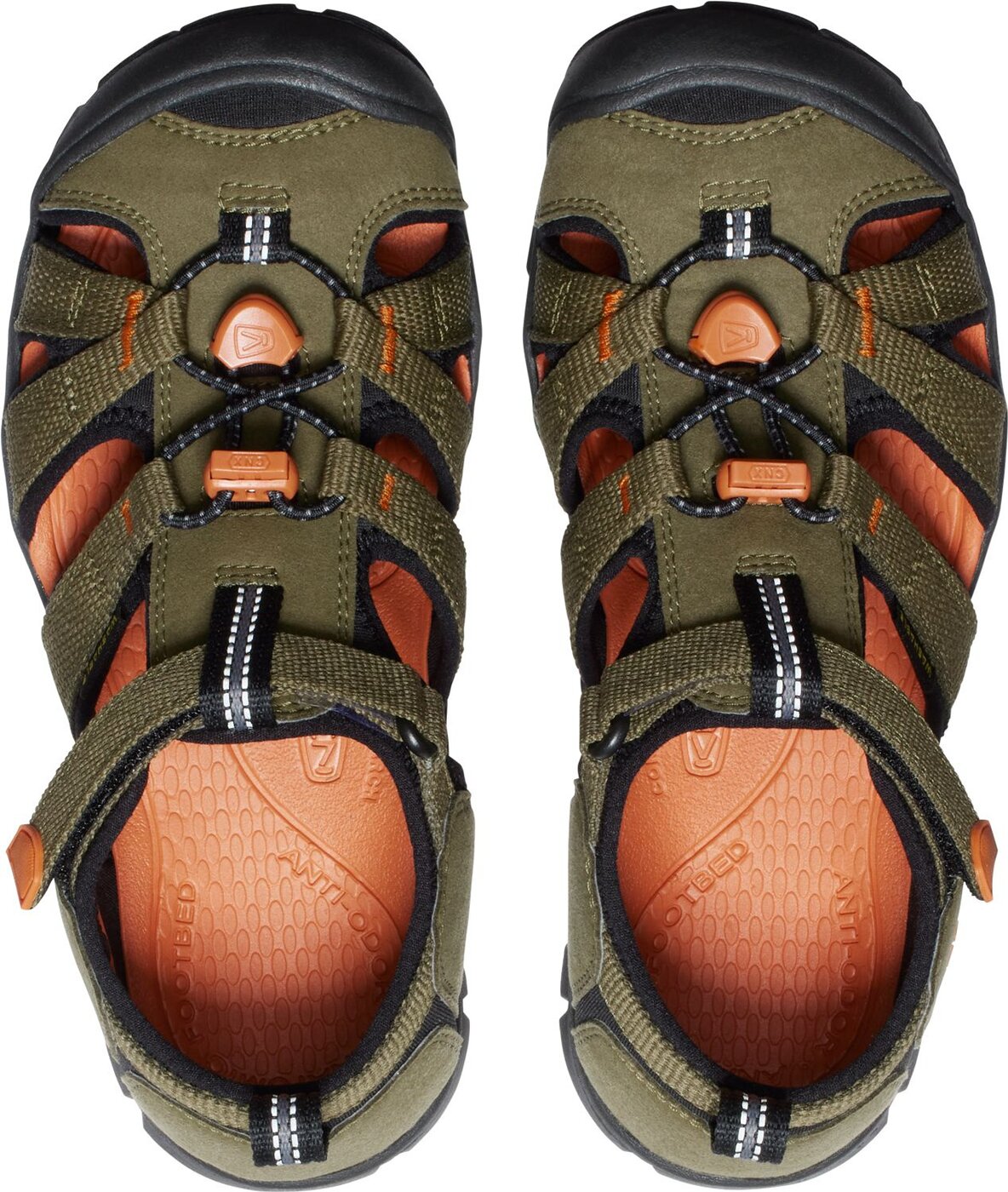 KEEN - SEACAMP II CNX Y-DARK OLIVE/GOLD FLAME DARK OLIVE/GOLD FLAME – Bild 3