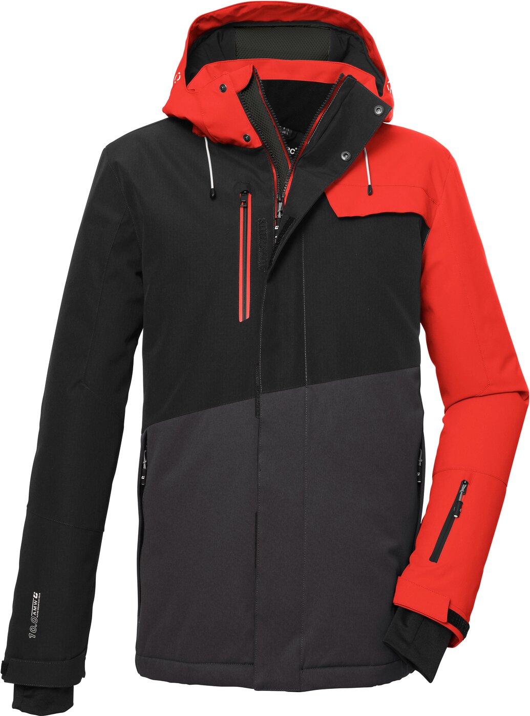 KSW 77 MN SKI JCKT DUNKELORANGE