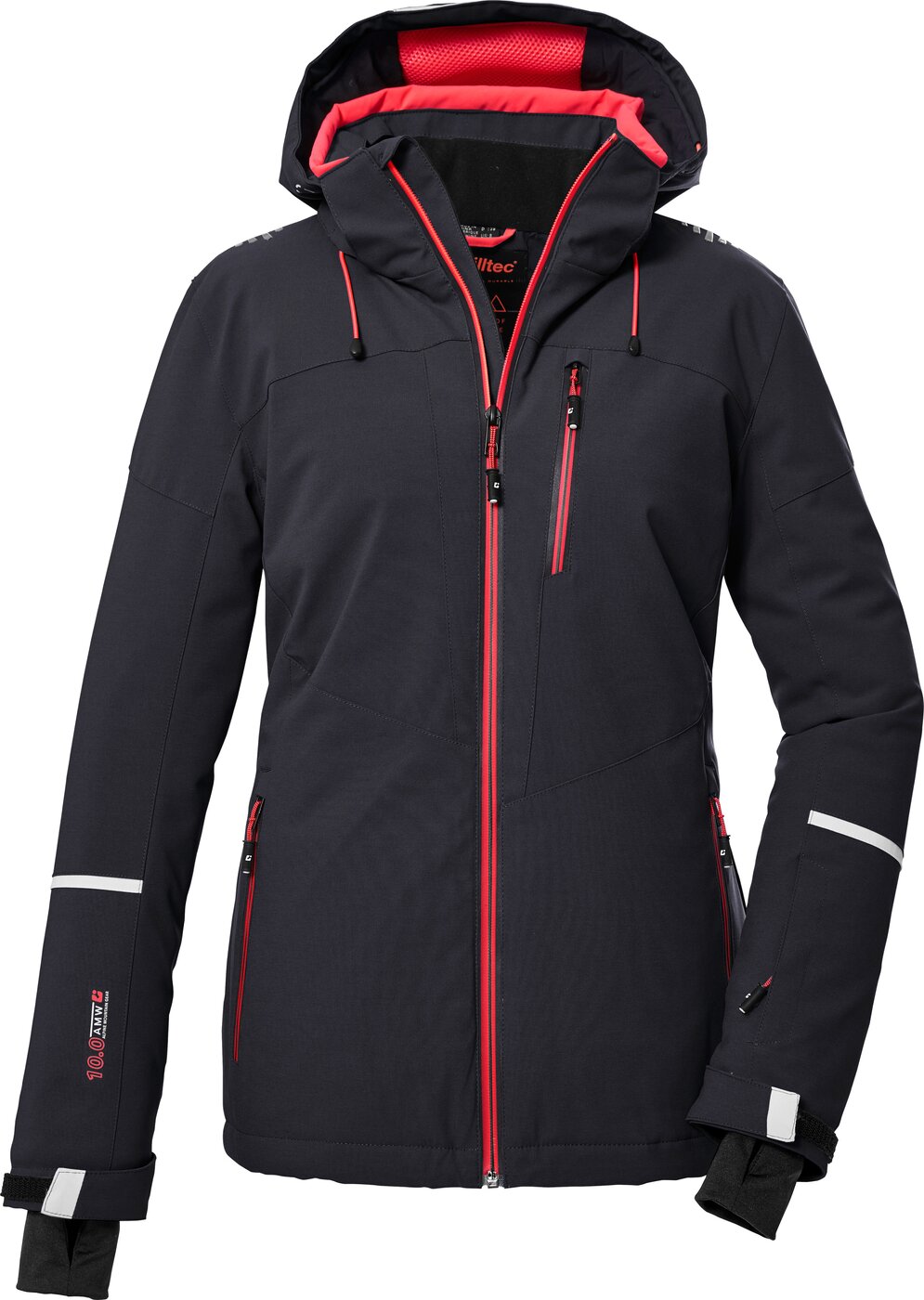 KSW 81 WMN SKI JCKT SCHWARZ BLAU