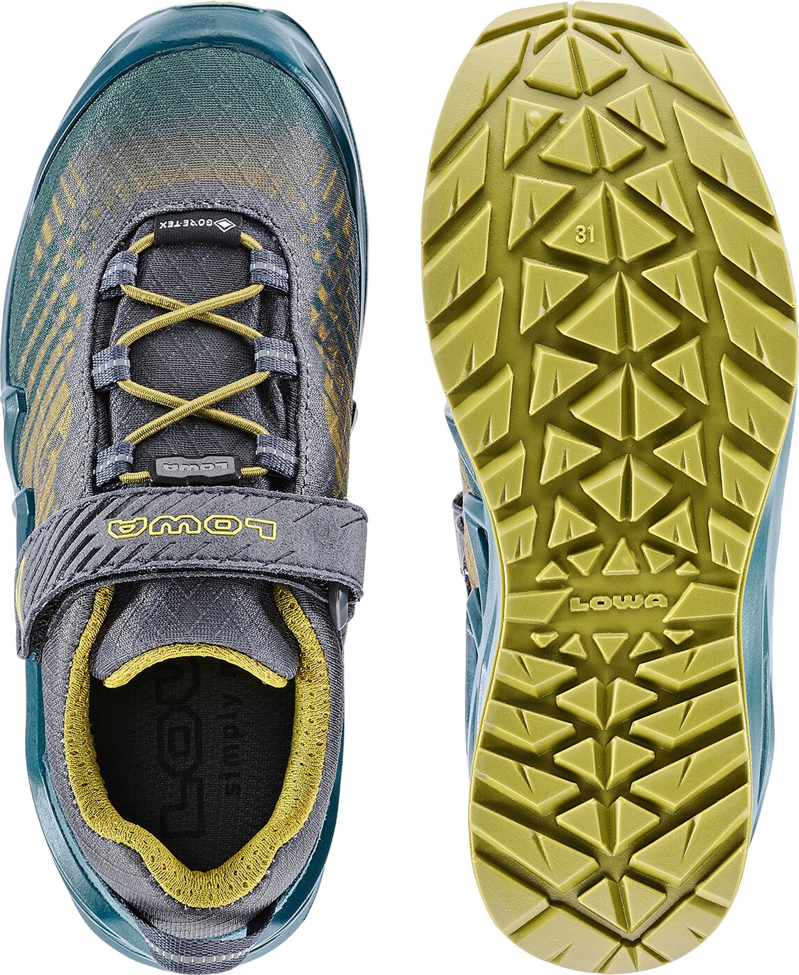LOWA - MERGER GTX LO VC JR PETROL/SENF – Bild 2