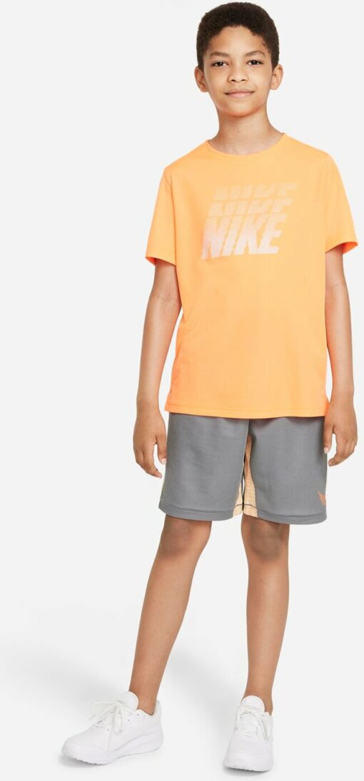 B NK DF GFX SHORT SMOKE GREY/TOTAL ORANGE/TOTAL – Bild 7