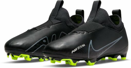 JR ZOOM VAPOR 15 ACADEMY FG/MG BLACK/DK SMOKE GREY-SUMMIT WHI – Bild 4