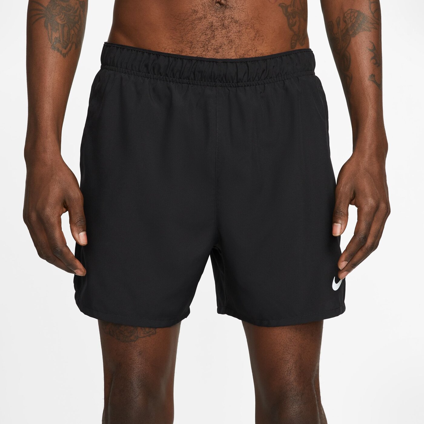 M NK DF CHALLENGER 5BF SHORT BLACK/BLACK/BLACK/REFLECTIVE S