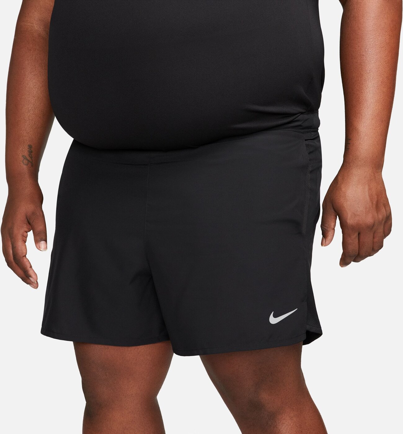 M NK DF CHALLENGER 5BF SHORT BLACK/BLACK/BLACK/REFLECTIVE S – Bild 5