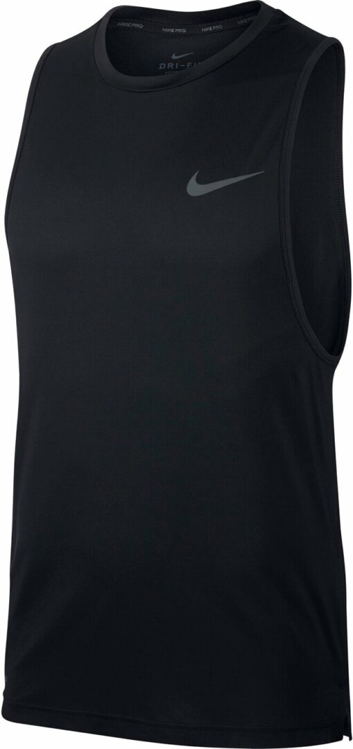 M NK TOP M TANK HPR DRY BLACK/DARK GREY
