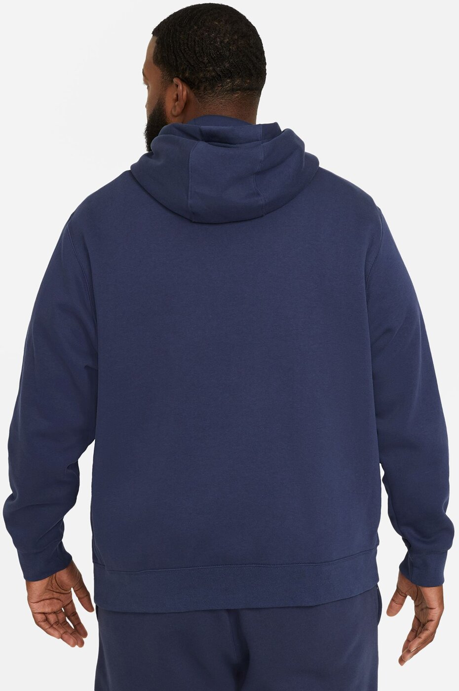 NIKE - M NSW CLUB HOODIE PO BB MIDNIGHT NAVY/MIDNIGHT NAVY/WH – Bild 4