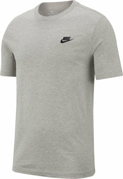 M NSW CLUB TEE DK GREY HEATHER/BLACK