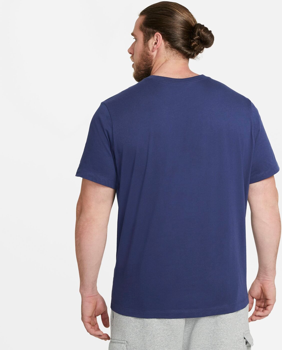 NIKE - M NSW CLUB TEE MIDNIGHT NAVY/WHITE – Bild 7