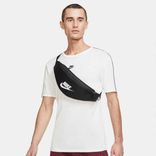 NK HERITAGE WAISTPACK - FA21 BLACK/BLACK/WHITE – Bild 5