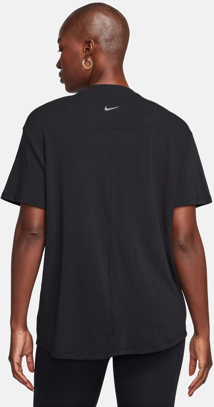 NIKE - W NK ONE RELAXED DF SS TOP BLACK/BLACK – Bild 2