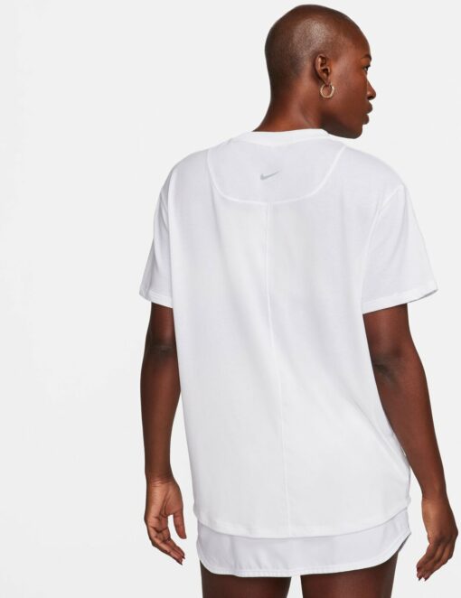 W NK ONE RELAXED DF SS TOP WHITE/BLACK – Bild 2