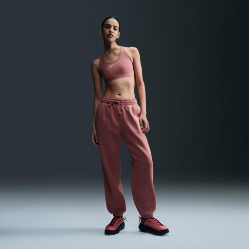 W NK SWSH MED SPT BRA CANYON PINK/WHITE – Bild 4