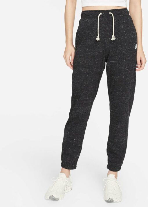 W NSW GYM VNTG EASY PANT BLACK/WHITE