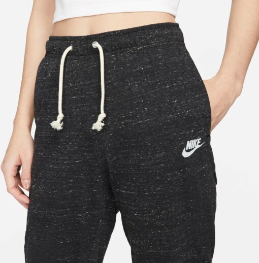 W NSW GYM VNTG EASY PANT BLACK/WHITE – Bild 4