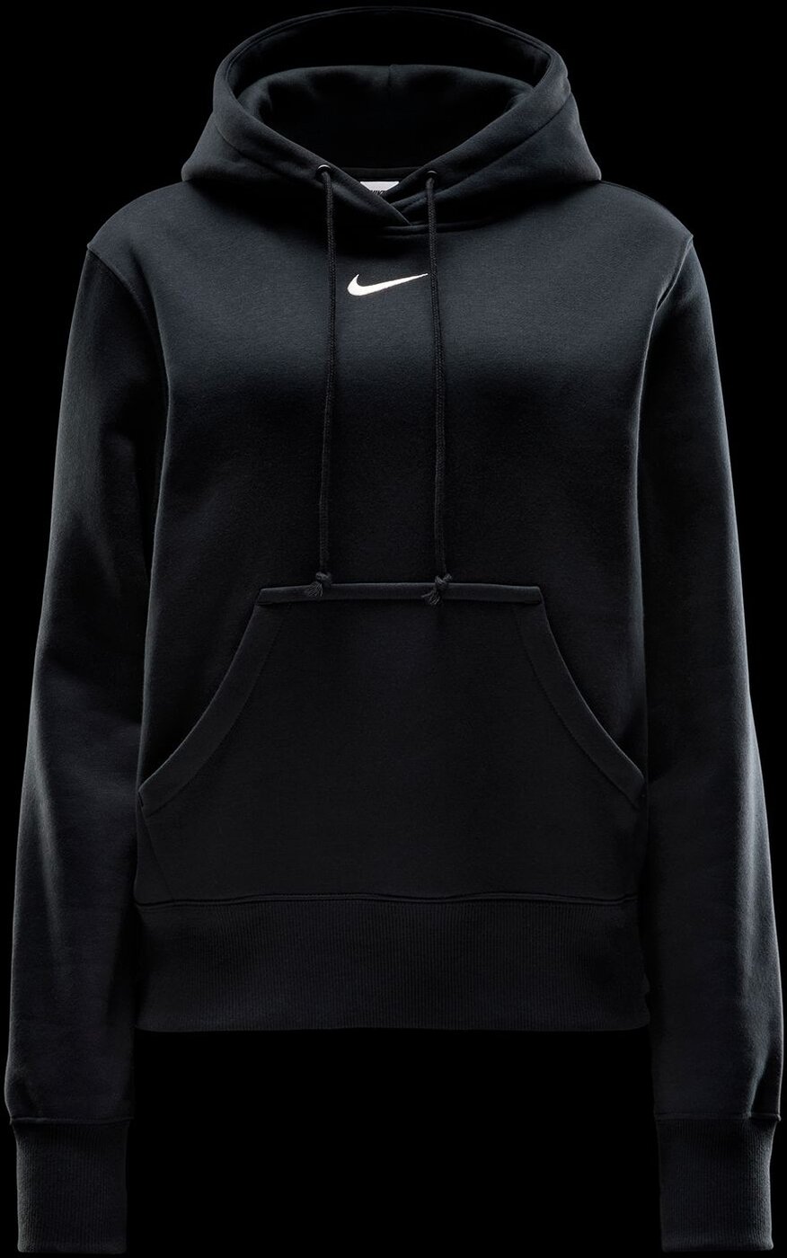 NIKE - W NSW PHNX FLC STD PO HOODIE BLACK/SAIL