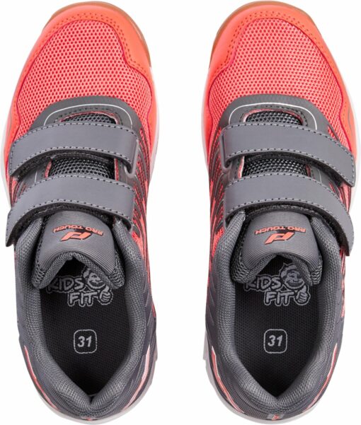 Ki.-Indoor-Schuh Rebel 3 VLC JR GREY/ RED LIGHT – Bild 3