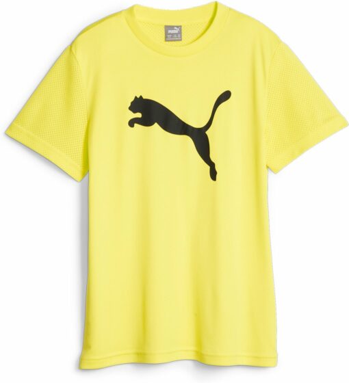 ACTIVE SPORTS Poly Cat Tee FLURO YELLOW PES