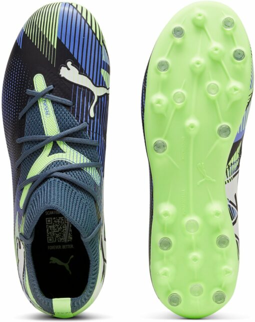 FUTURE 7 MATCH MG Jr GRAY SKIES-PUMA WHITE-FIZZY APPLE – Bild 2