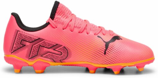 FUTURE 7 PLAY FG/AG Jr SUNSET GLOW-PUMA BLACK-SUN STR