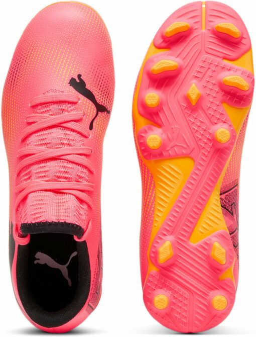 FUTURE 7 PLAY FG/AG Jr SUNSET GLOW-PUMA BLACK-SUN STR – Bild 2