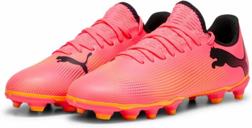 FUTURE 7 PLAY FG/AG Jr SUNSET GLOW-PUMA BLACK-SUN STR – Bild 3