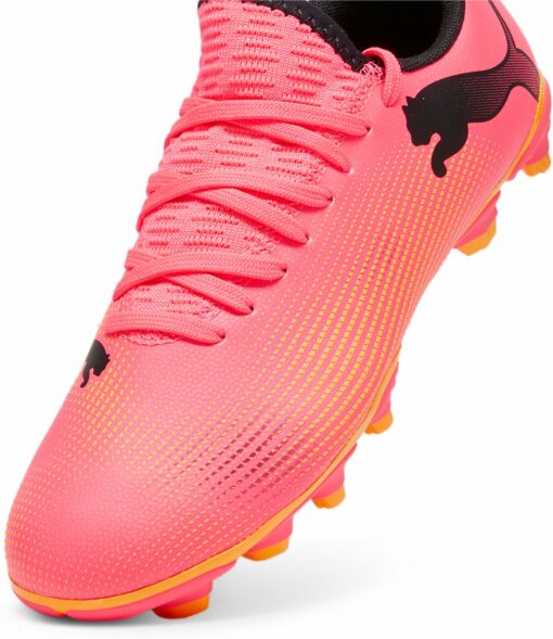 FUTURE 7 PLAY FG/AG Jr SUNSET GLOW-PUMA BLACK-SUN STR – Bild 5