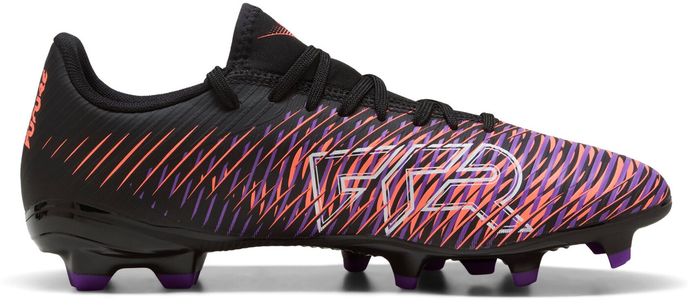 PUMA - FUTURE 8 PLAY FG/AG PUMA BLACK-PUMA WHITE-GLOWING RED