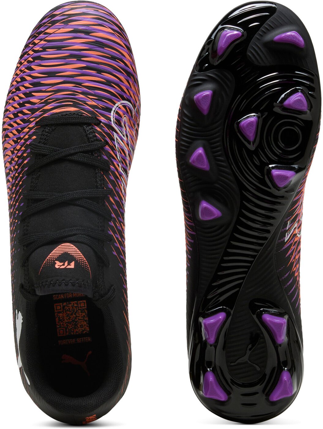 PUMA - FUTURE 8 PLAY FG/AG PUMA BLACK-PUMA WHITE-GLOWING RED – Bild 2