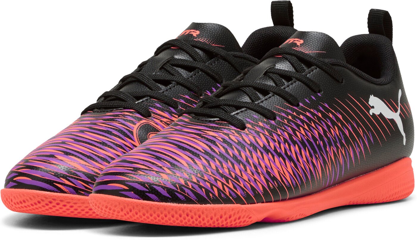 PUMA - FUTURE 8 PLAY IT Jr PUMA BLACK-PUMA WHITE-GLOWING RED – Bild 3