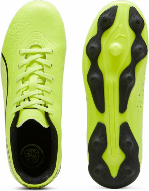 KING MATCH FG/AG Jr ELECTRIC LIME-PUMA BLACK-POISO – Bild 2