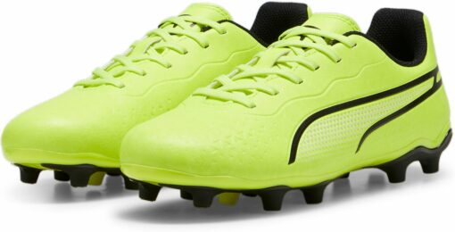 KING MATCH FG/AG Jr ELECTRIC LIME-PUMA BLACK-POISO – Bild 3