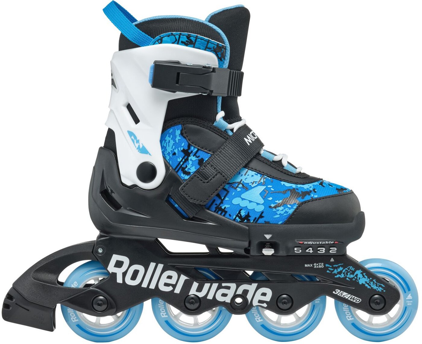 ROLLERBLADE - MICROBLADE SL NF02 SCHWARZ/HIMMELWASSER