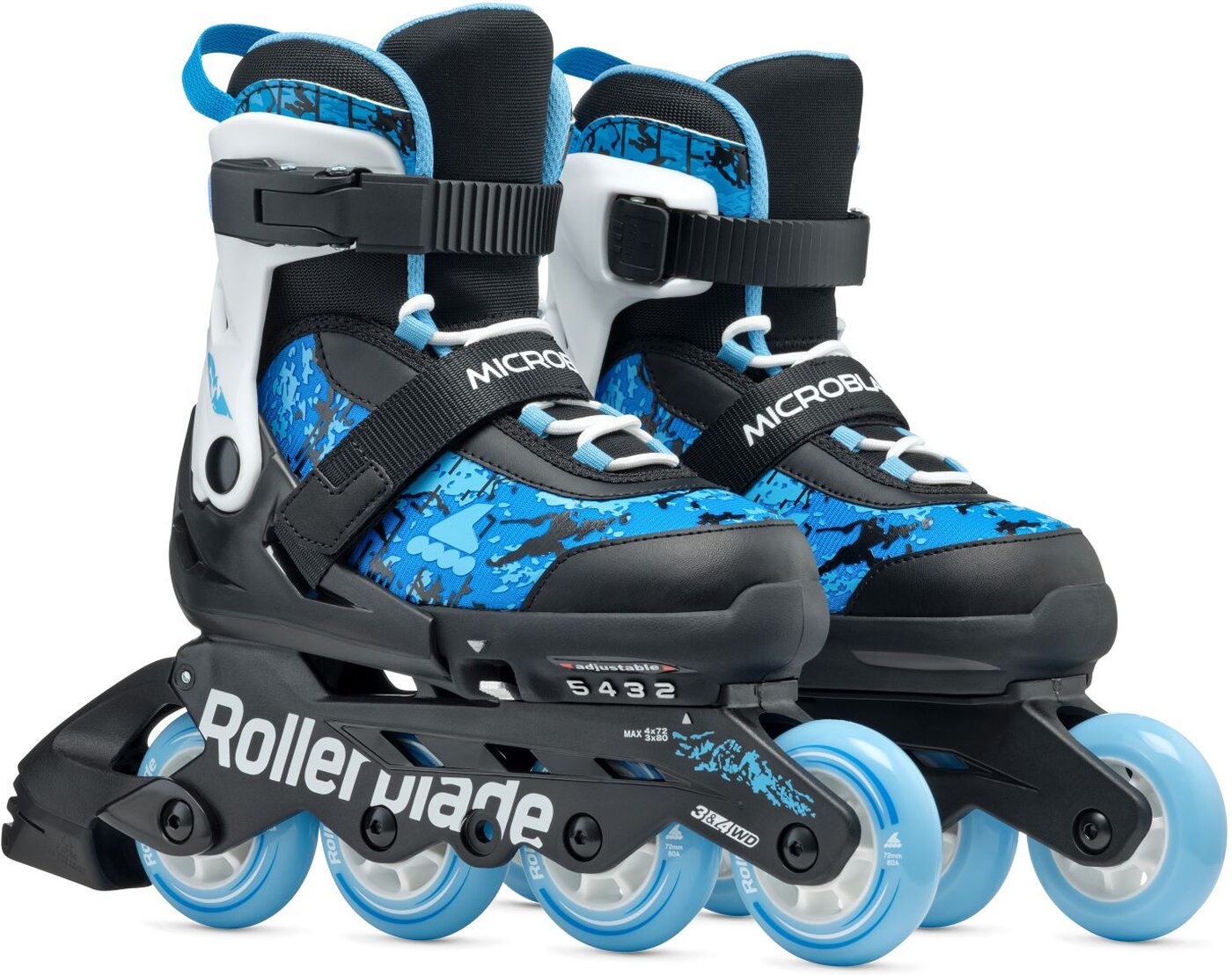ROLLERBLADE - MICROBLADE SL NF02 SCHWARZ/HIMMELWASSER – Bild 7