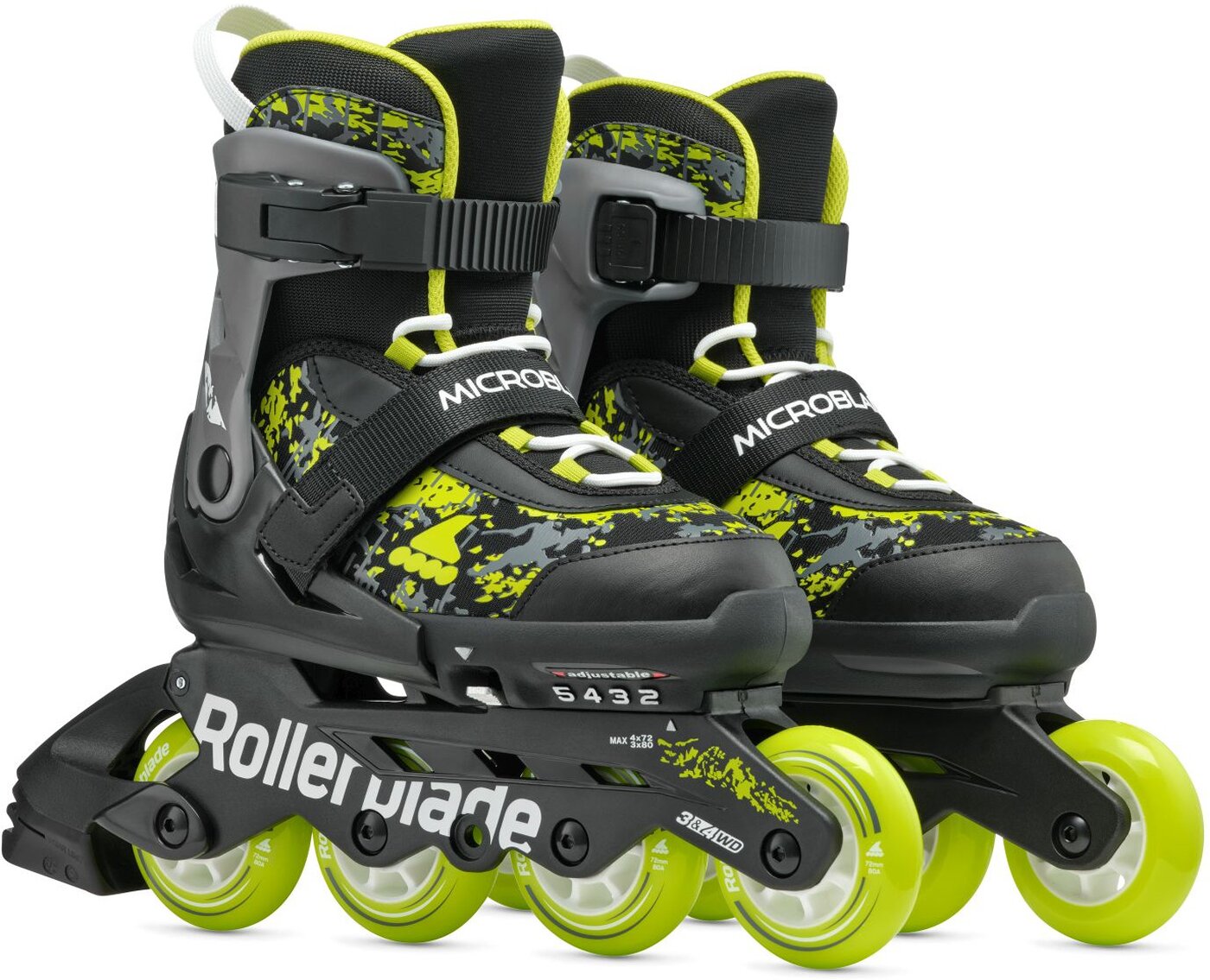 ROLLERBLADE - MICROBLADE SL NG01 SCHWARZ/LIME – Bild 7